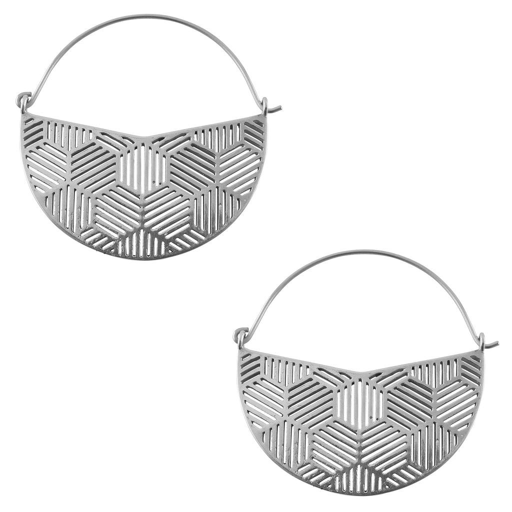 Silver Breach Titanium Hangers / Earrings