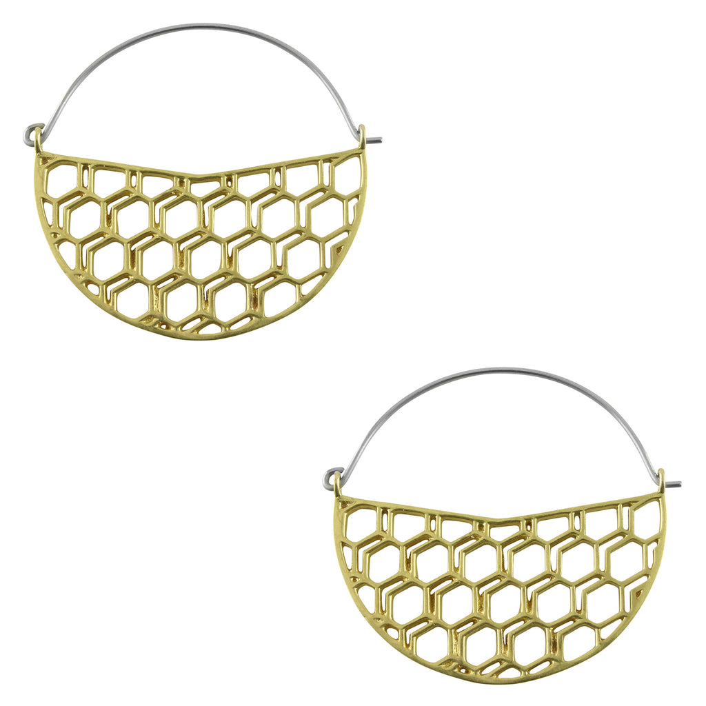 Hexad Titanium Hangers / Earrings